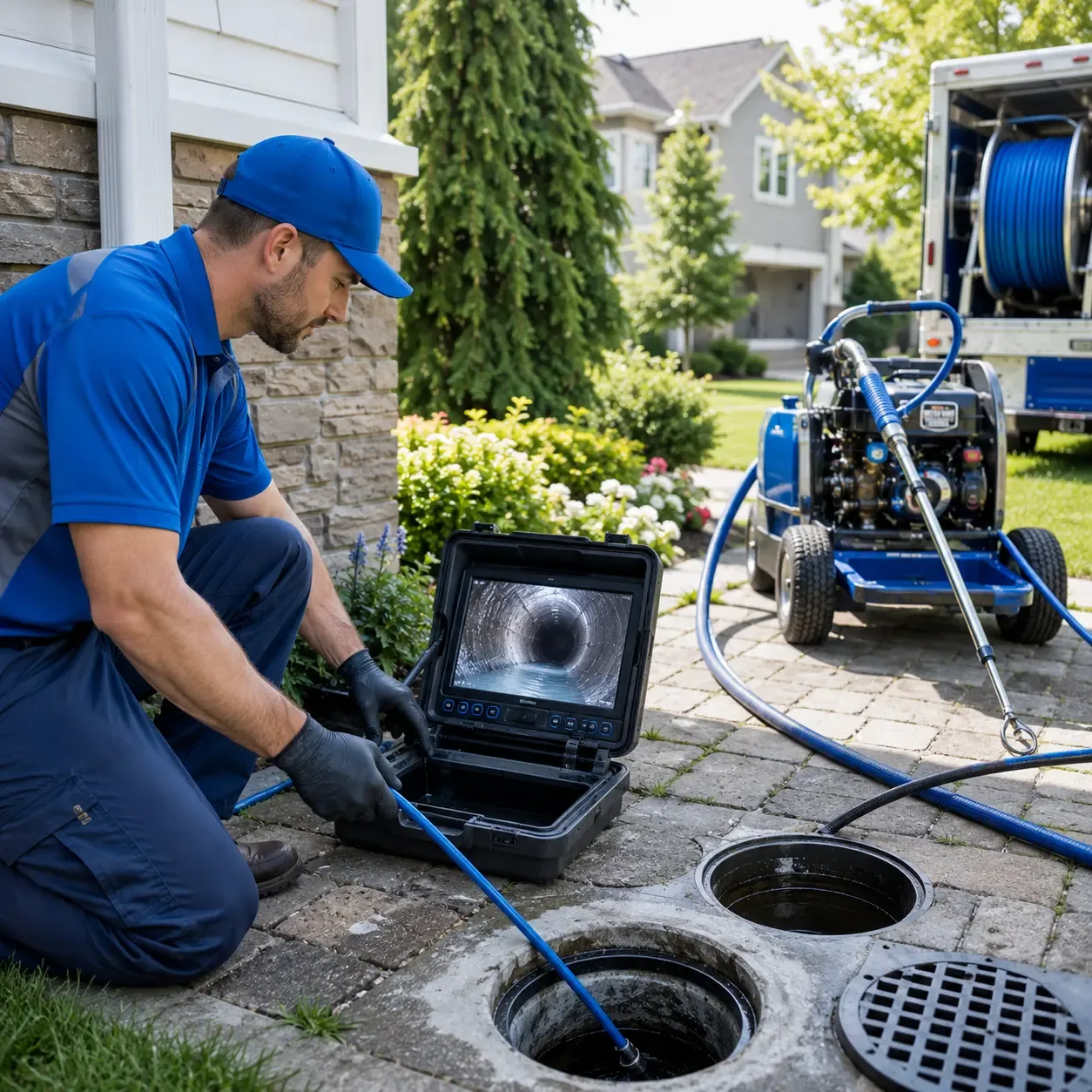 Outdoor drain cleaning professionals serving Henryville, IN
